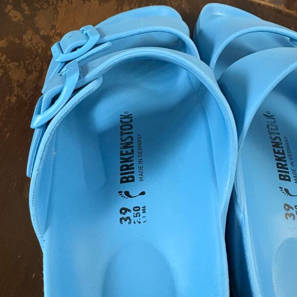 BIRKENSTOCK Eva Arizona Blue Waterproof Sandals Size 39/8 Narrow - Picture 5 of 6